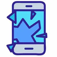 Broken LCD