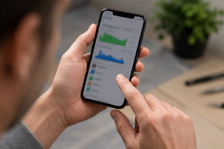 Checking Iphone Battery Usage